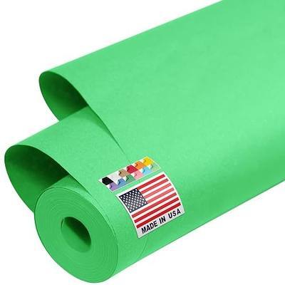 Paclord USA Made 48" x 1200" (100 ft) Green Kraft Paper Roll, 45 lbs Thickness, American Quality Colored Kraft Paper for School, Bulletin Board - Non-Toxic, Odorless, Safe for Kids | American Quality Colored Kraft Paper for School, Bulletin Board - Non-Toxic, Odorless, Safe for Kids