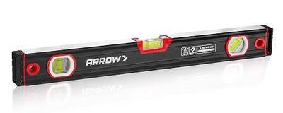 ARROW 16-Inch Level, Magnetic Torpedo Level for Construction, Carpentry | Leveler with 45°/90°/180° Bubbles, Aluminum Alloy Body, Precision-Machined Base, Shockproof End Caps, V-Groove & Hanging Hole