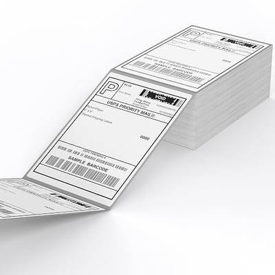 Direct Thermal Label-Shipping Label 4x6-NefLaca Thermal Printer Sticker 4"x6",Compatible with Rollo,Nelko,Zebra. MUNBYN Printer(Pack of 500 Labels)