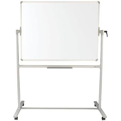 Quartet Magnetic Dry-Erase Board, 48" x 36" (4' x 3') Nano-Clean Easel Whiteboard, Double-Sided, Silver Frame (Q284836A01-R)