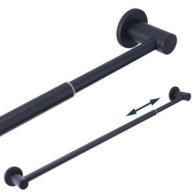 18"-31.5" Magnetic Curtain Rod for Metal Door, Kitchen Towel Bar Holder | Heavy duty rod with strong rubber coating magnets, anti-scratch, fit for fridge dishwasher flip calendar whiteboard chart