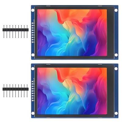 2pcs 3.5" SPI TFT LCD Display Module 320x480 RGB LCD Screen 3.3V ST7796 Drive SPI Interface 8pin Full Color for Arduino DIY