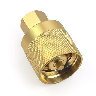 Forklift Connector Female, RE7141F Forklift Propane Tank Connector Female Connection Fitting Adapter Valve