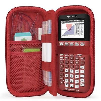 EVA Hard Case Compatible with Texas Instruments TI-Nspire CX II/TI-NSPIRE CX-II CAS,Portable Case for TI-84 Plus/TI-84 Plus CE/TI-83 Plus/TI-85/TI-89 Color Graphing Calculator. (Radical Red)