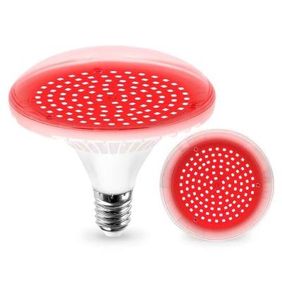 Far Red Grow Light for Indoor Plants, 15W UFO LED for Flowering | E26/E27 Base, 120° Beam Angle, 730-740nm Spectrum, 30,000H Lifespan for Greenhouse, Succulents, Herbs