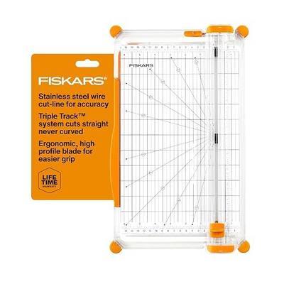 Fiskars Precision Paper Trimmer, Easy and Accurate Crafting Tool, Cuts Straight for Crafts, Cards, and More