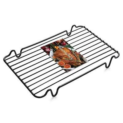 Nonstick Roasting Rack, Heavy-Duty Fit for Turkey Roasting Pan 12"x 7.5" | Easy Release & Quick Cleanup Dishwasher Safe, 2 Heights Design for Oven or Grilling Cooking Needs, Holds up to 25lbs Turkey