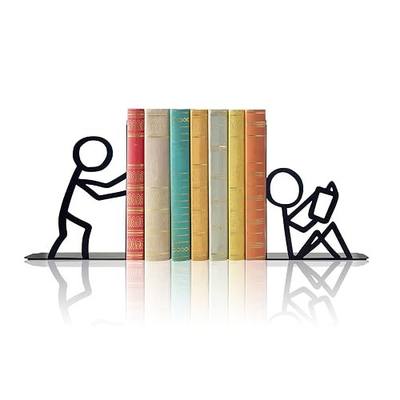 Bookends for Kids Cute Novelty Decorative Book Ends for Shelves | Metal Unique Decorative Book Ends For Office, School, Library & Bedroom; Thoughtful Gift For Book Lovers And Reading Fans