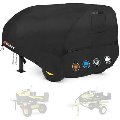 Log Splitter Cover Waterproof 1200D ,Tear Resistance Wood Splitter Cover, All Wather Proof 15-45 Ton Log Splitter Accessor