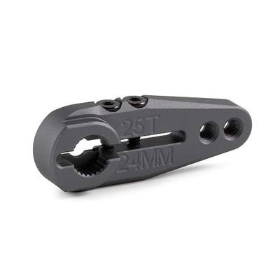 Clamping 25T Servo Horn Steering Servo Arm 7075 Aluminum for Futaba NHX Power HD Protek Savox NSDRC RC Crawler Electric Car Buggy Monster Truck (25T 24mm)