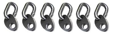 6 Set 7100 Engine Lifting Bracket 5500 lb Engine Lift Bracket | Heavy-Duty Engine Support Bar for Lifting Slings and Load Levelers,Metal Motor Llifting Bracket