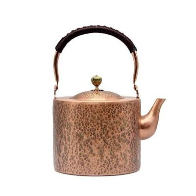 67.6oz Copper Teapot, Tea Kettle For Stovetop Safe, Classic Non-Coating Pure Copper Tea Set with Stainless Steel Tea Ball For Loose Leaf, Large and Solid Tea Pot For 4-6 Cups (2000ml)