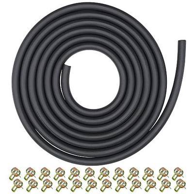 3/16 inch ID Fuel Hose Line fit for Honda Kawasaki Kohler Briggs & Stratton Predator Champion Generac Small Engines Mini Bike ATV Generator with 20 Clamps 8 Feet