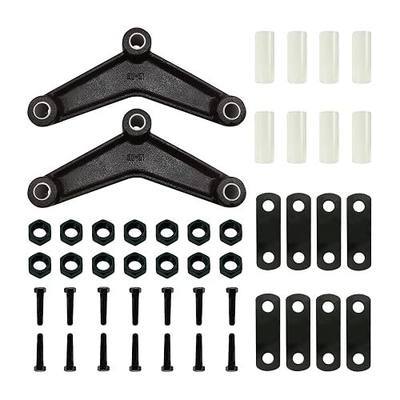 Trailer Shackle Kit, Heavy Duty Tandem Trailer Axle Shackle Kit, Trailer Leaf Spring Kit for Double Eye Springs (3500lbs-5200lbs Axles)