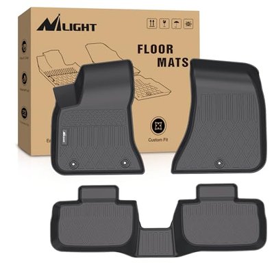 Nilight TPE Floor Mats for Dodge Charger AWD Chrysler 300 AWD 2011 2012 2013 2014 2015 2016 2017 2018 2019 2020 2021 2022 2023, All Weather Custom Fit Heavy Duty Floor Liners