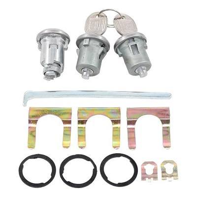 ApplianPar Door Lock Cylinder Set for Biscayne Camaro Caprice Chevelle Impala Malibu Nova Skylark Special Cutlass Bonneville Catalina Grand Am Grand Prix GTO Lemans Parisienne Tempest