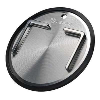 FENRIR 304 Stainless Steel Kickstand Pad Plate Support Coaster Accessory for Harley Davidson Indian Honda Yamaha Kawasaki Suzuki Triumph BMW KTM Ducati Fit Motorcycle Bike Scooter Outdoor Indoor