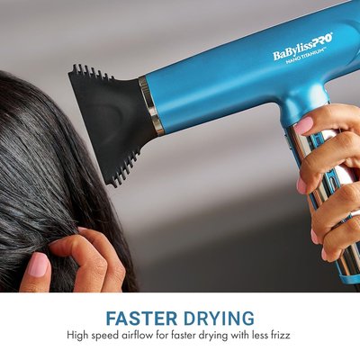 BaBylissPRO Nano Titanium Professional Nano Light Ionic Dual-Voltage Lightweight Hair Dryer