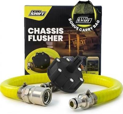Magnetic Chassis Flusher with Hose - Underbody Chassis Flush for Off-Road Vehicles, Undercarriage Chassis Cleaner, Offroad Car & Truck Rust & Salt Protection, Garden Hose Chassis Nozzle Kit