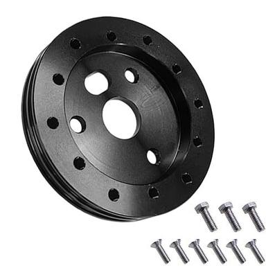 0.5" Steering Wheel Hub Adapter Spacer, Grant Steering Wheel Adapter Boss Kit for Conversion 6 Hole to 3 Hole (Black, 0.5 inch)