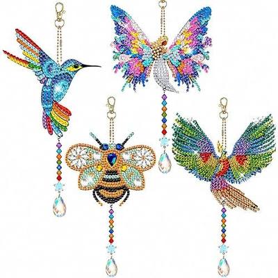 GOOTXUSK Art and Crafts for Kids Girls Ages 8-12, 8 9 10 11 12 Year Old Girl Birthday Gifts,Gem Art Diamond Painting Kits for Kids 8-12,Teenager Girl Gift Ideas,DIY Activities Window Suncatcher