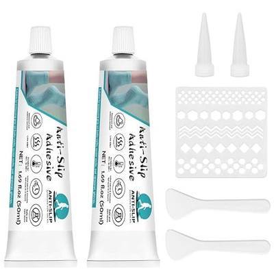 EIGTWEN Sock Stop, 100ml Clear Waterproof Sock Stop Anti Slip Adhesive | Sock Glue, Machine Washable, Free Creation, Templates Included, Non-Slip Socks, Non-Slip for Clothes