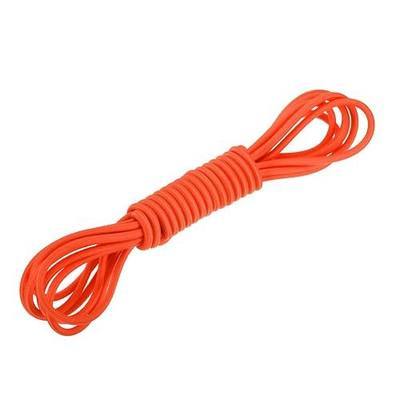 DMiotech 1/8 Inch Shock Cord, 10 Feet Fluorescent Orange Bungee Cord Tent Pole Shock Cord Round Elastic Kayak Rope Stretch String Marine Grade Heavy Polyester for DIY Projects Tie Downs