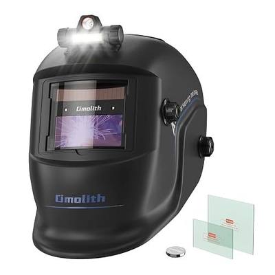 Auto-Darkening Welding Helmet, True Color, Shade 4/9-13 | 3.64 x 1.67 in viewing screen, 2 arc sensors, cheater lens compatible, TIG MIG MMA applications, grinding feature