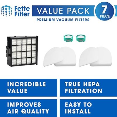 AZ4000 filter set compatible with Shark Detect Pro Max Upright Vacuum AZ4000 AZ4002 AZ4000C AZ4002W 1 Hepa Filters + 2 Foam & Felt Sets + 2 Odor Cartridges # XFFKAZ4000 XHFAZ4000 1541FC3000