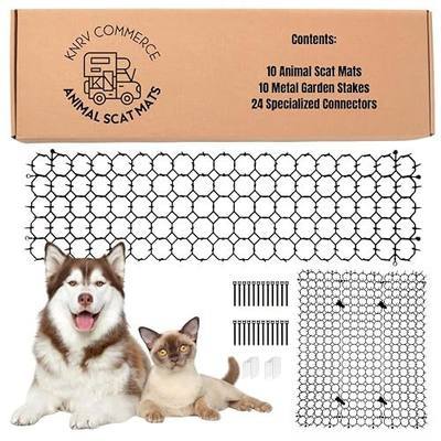 10 Pk: Scat Mats, Cat Deterrent Mat, Keep Dogs Off Furniture, Scat Mat for Cats, Scat Mats for Dogs, Keep Cats Off Counter Tops, Scat Mat, Animal Deterrent Mat, Keep Dogs Off Couch, Dog Deterrent Mats