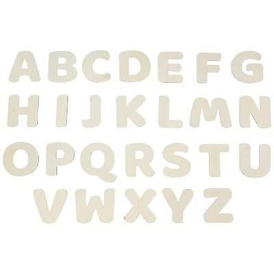 140 Pieces Wooden Letters 5 Inch Crafts Unfinished Wooden Letters Small Wood Letters DIY Painting Art Home Decor Kids Spelling Learning