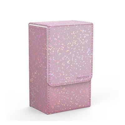 Pearlized Pink Tarot Card Holder with White Interior – Fold-Top Case with Magnetic Lid Closure – Fits Standard Tarot Decks – Outer Dimensions 5.39 x 3.38 x 2 Inches (Pearlized Pink)