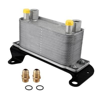 AULINK 918-964 Oil Cooler For Dodge Ram 2500, Ram 3500 5.7L 5.9L 6.7L L6 V8 | Compatible with Dodge Ram 2500 2003-2009, Ram 3500 2004-2009, Replaces 68004317AA 05086946AB 05086946AA 05191791AA 68253200AA