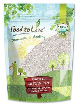 Food to Live - Gluten Free Organic White Polenta, 12 Ounces - Classic Cornmeal. Vegan, Kosher Corn Grits. Great for Hot Cereal and Porridge