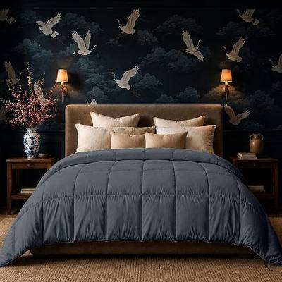 HomeSmart Weighted Comforter Queen Size 30 lbs, Balanced Medium Pressure | 3X Thicker and Fluffier Than Regular Weighted Blankets, Medium Weight, Ultra Soft Breathable Fabric, Machine Washable