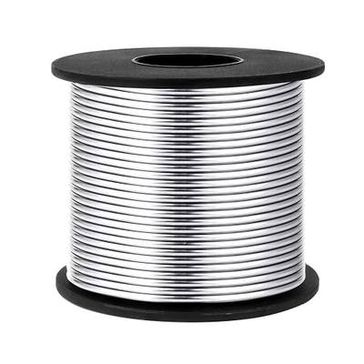 14 Gauge Aluminum Wire for Craft 95FT Silver Bendable Aluminum Wire Bulk | 2mm Flexible Aluminum Armature Crafting Wire Roll for Sculpting DIY Jewelry Making