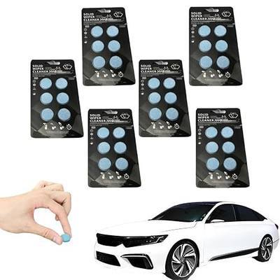 Windshield Washer Tablets, Fast Dissolving (6) | Solid Windshield Wiper Fluid, for Cleaning Car Windshield, Mirrors and Windows