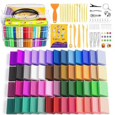 Artpar 52 Colors Polymer Clay Kit,Oven Bake Modeling Clay for Kids Adults | DIY Molding Clay Starter Sculpting Set With Tools & accessories,Non-Sticky,Kids School Classroom Stem,Home Party Art Crafts