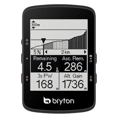 Bryton Rider 460 2.6 Inch LCD GPS Bike Computer Innovative Navigation Assistance, Compatible with E-Bike and Bike Radar, 32hrs Long Battery Life, Bluetooth ANT Waterproof