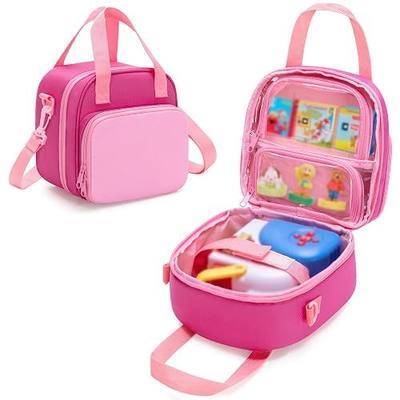 LoDrid Carry Case Compatible with Little Tikes Story Dream Machine, Pink | Multiple Pockets for Books and Accessories, Bag Only, Patent Design