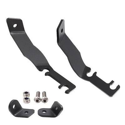 Low Profile Mount Hood Hinges Ditch Light Brackets for Tacoma 1995-2004, for Auxiliary Off-Road Lighting