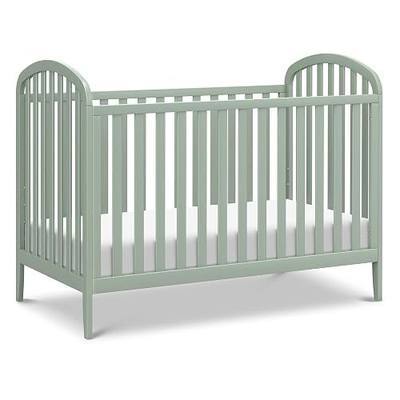 Davinci Beau 3-in-1 Convertible Baby Crib, Light Sage | GREENGUARD Certified, Converts to Toddler Bed & Daybed, 4 Adjustable Mattress Heights, Toddler Conversion Kit Sold Separately