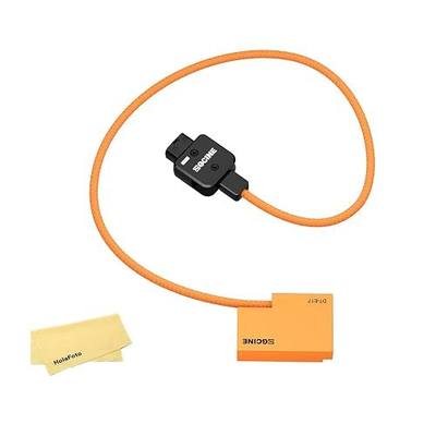 ZGCINE DT-LPE17 D-Tap to LP-E17 Dummy Battery Cable for Canon EOS Camera | for Canon RP R8 R10 R50 R100 T6i T7i T8i SL2 SL3 M3 M6 II 77D 750D 800D KISS X8i; 8.4V Output, braided, non-pop-up