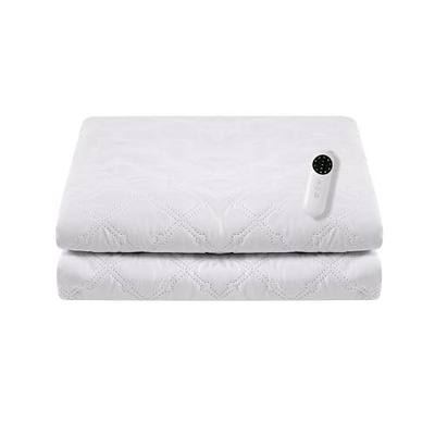 Heated Mattress Pad Full Size - Electric Heating Pad, Electric Bed Warmer with 15" Deep Pocket, 10 Heat Settings & 2/4/8 Hours Auto-Off, Fast Heating, Machine Washable, 75"x54"