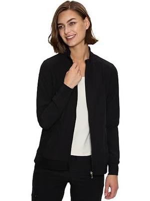 floralhue Scrub Jackets for Women, Zip Front Medical Jacket, Nurse Coats | Zip Front Closure, Long Sleeve Layer, Over-Scrub Jacket, Easy Shift Layer, For Nurses, Clinics, Students, Medical Staff