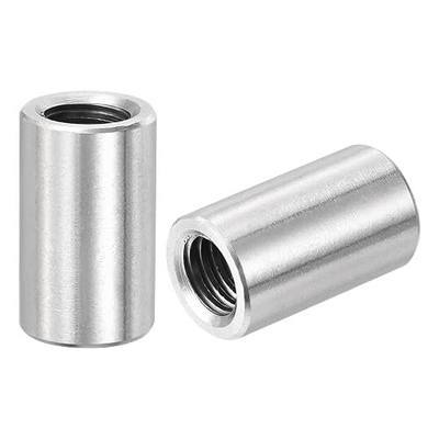 uxcell M8 Round Connector Nuts, 304 Stainless Steel Coupling Nut 20mm/0.79inch Length, Pack of 15