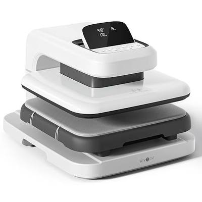 HTVRONT Auto Heat Press 2 - Heat Press Machine for T Shirts with Adjustable Pressure & Higher Heating Height, Heats Up Fast & Evenly Heat Press 15x15 for HTV, Sublimation, Heat Transfer Projects