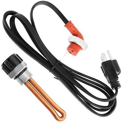 3C3Z6A051AA Engine Block Heater Assembly Compatible with Ford F250 F350 F450 F550 Super Duty E150 E250 E350 E450 Econoline Van Excursion Diesel Replacement# 3C3Z-6A051-AA 6A051