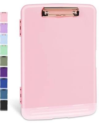 Sooez Clipboards with Storage, High Capacity Clip Boards 8.5x11 with Storage, Heavy Duty Nursing Clipboard Folder, Plastic Clipboard with Pen Holder for Women Teachers Work, School & Office Supplies