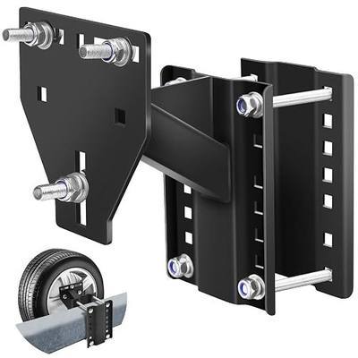 Trailer Spare Tire Mount, Boat Spare Tire Mount for Utility Trailer, Upgrade Spare tire Carrier, Fits 4 5 6 8 Lugs Trailer Wheels, Holds Up to 150 Lbs